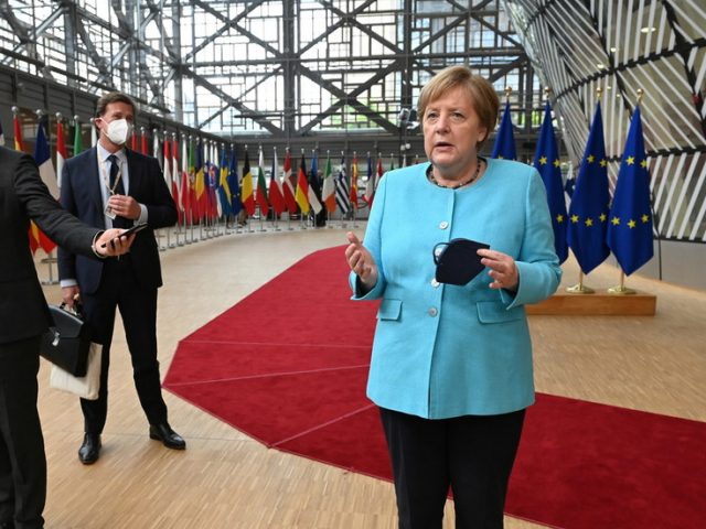 Europe still ‘on thin ice’ with Covid, says Merkel, urging caution over highly transmissible Delta variant