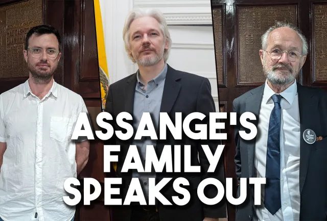 Julian Assange’s father and brother travel to Washington to oppose US extradition