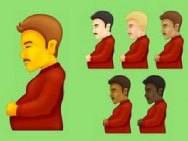 Tech companies plan to introduce bizarre PREGNANT MAN emoji