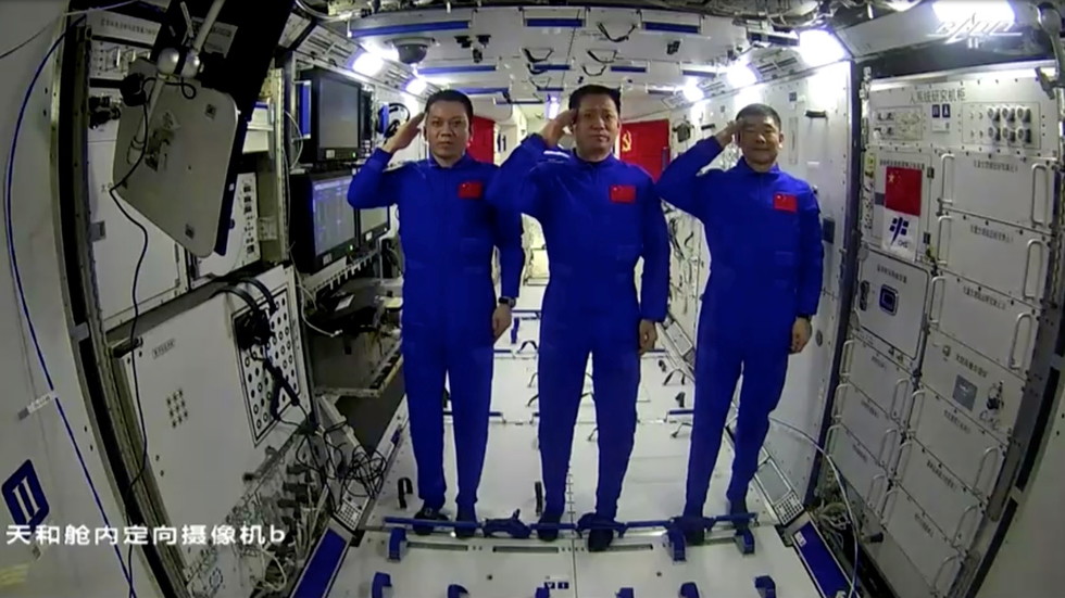 The first three astronauts