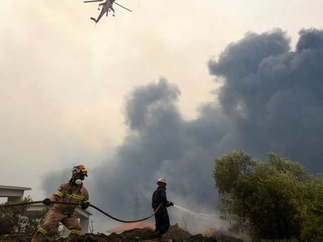 Volunteer firefighter becomes first fatality of devastating Greek fires amid extreme heatwave