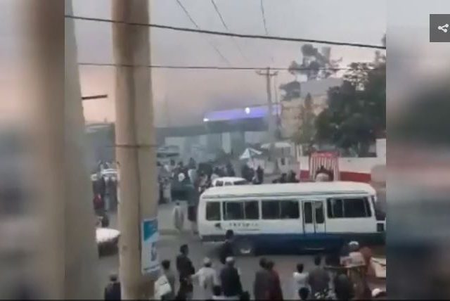 FIRE reported at Kabul airport amid frantic evacuation, VIDEOS show billowing smoke