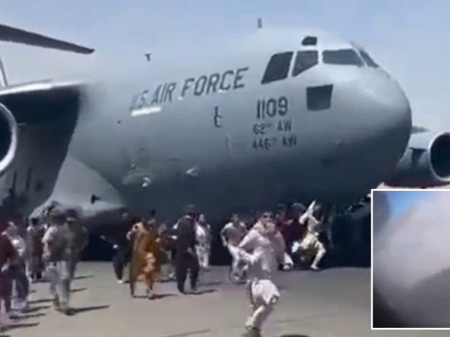 Like the Berlin Wall or the Twin Towers: footage of fleeing Afghans abandoned by US marks the end of an era for American supremacy