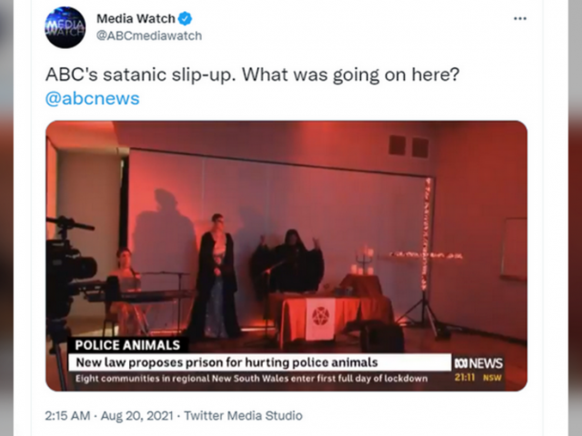 ‘Satan works in mysterious ways’: Newscast on Australian TV interrupted by devil-worshipping ceremony (VIDEO)