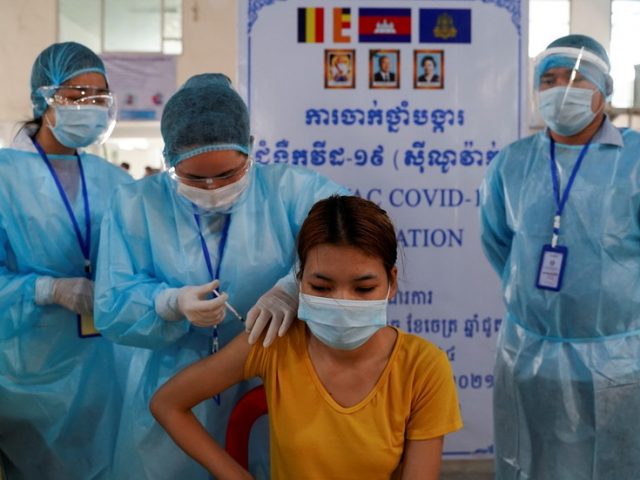 Cambodia to launch Covid booster-shot program mixing AstraZeneca’s jab with Chinese vaccines