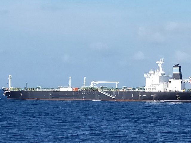 Indonesia navy impounds tanker over allegations of stealing some 300,000 barrels of oil from Cambodia