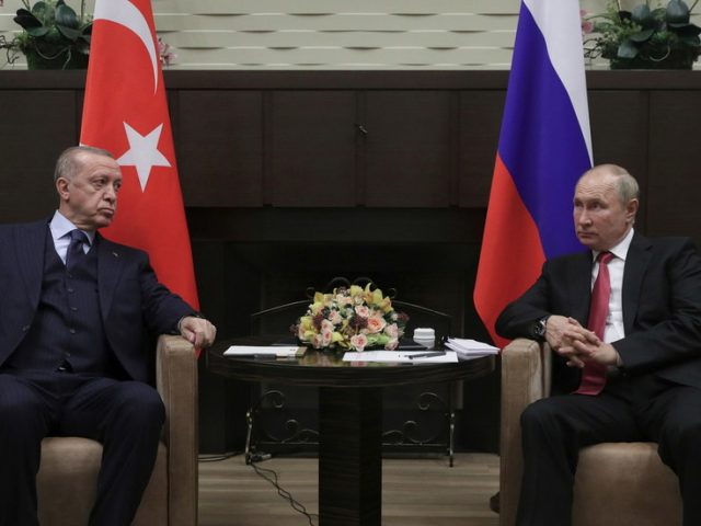 Putin & Erdogan all smiles in Sochi after Turkish leader voiced frustration with Biden & declared intent to move closer to Russia