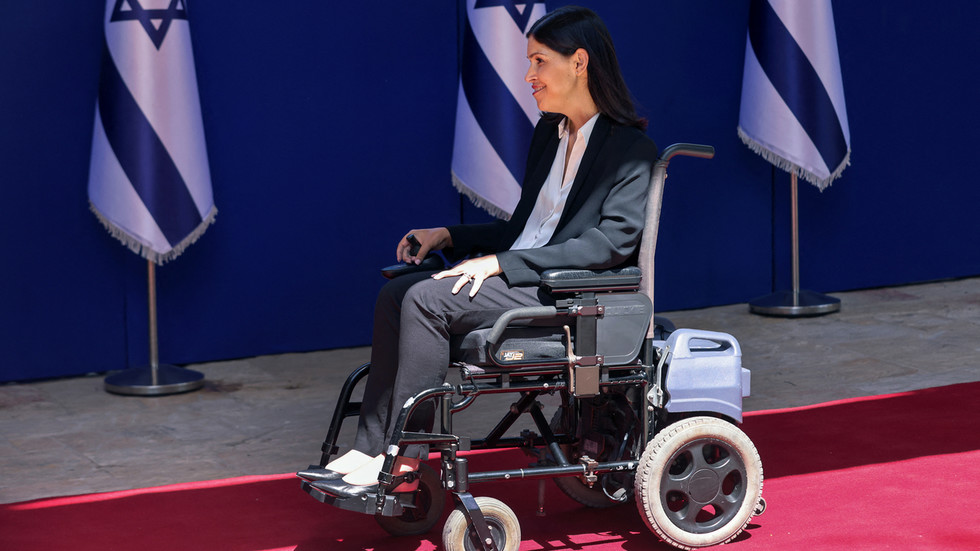 A wheelchair-bound Israeli