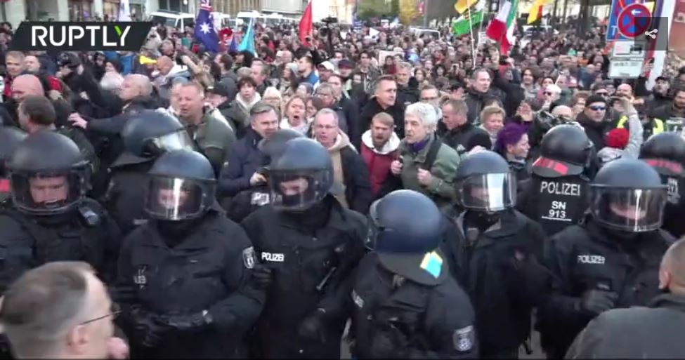 German protest
