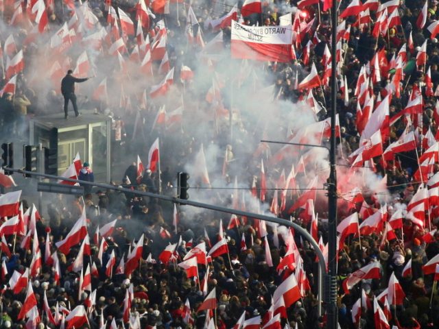 WATCH Massive Polish march that bypassed Covid ban with GOVERNMENT help
