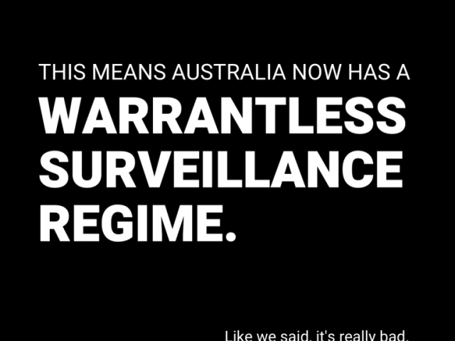 Australia’s new mass surveillance mandate