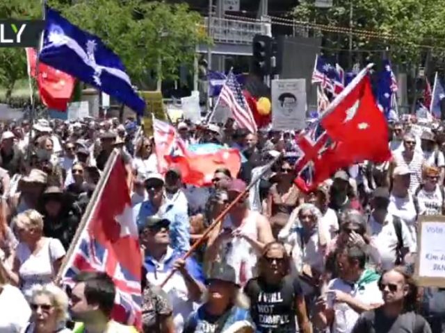 Vaccine mandates for workers met with mass protests in Australia (VIDEO)