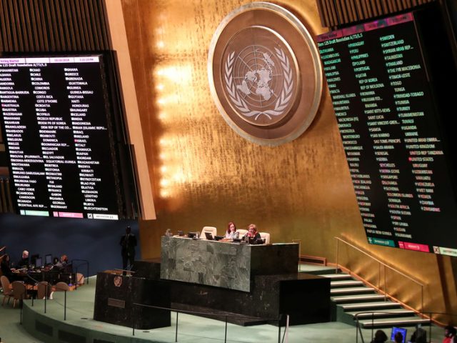 UN General Assembly votes on ‘militarization of Crimea’