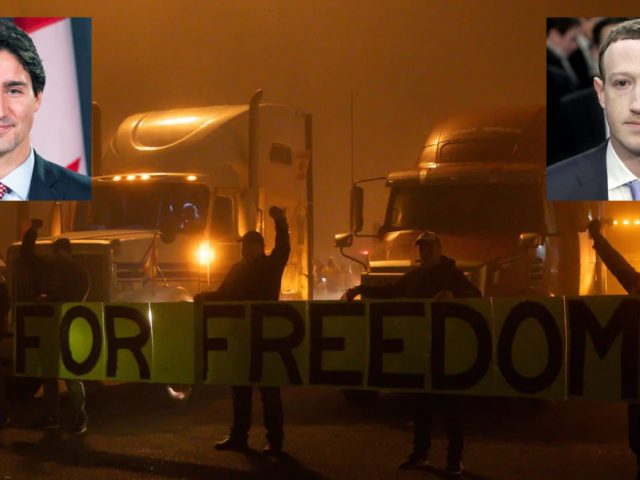 Facebook censors trucker convoy group
