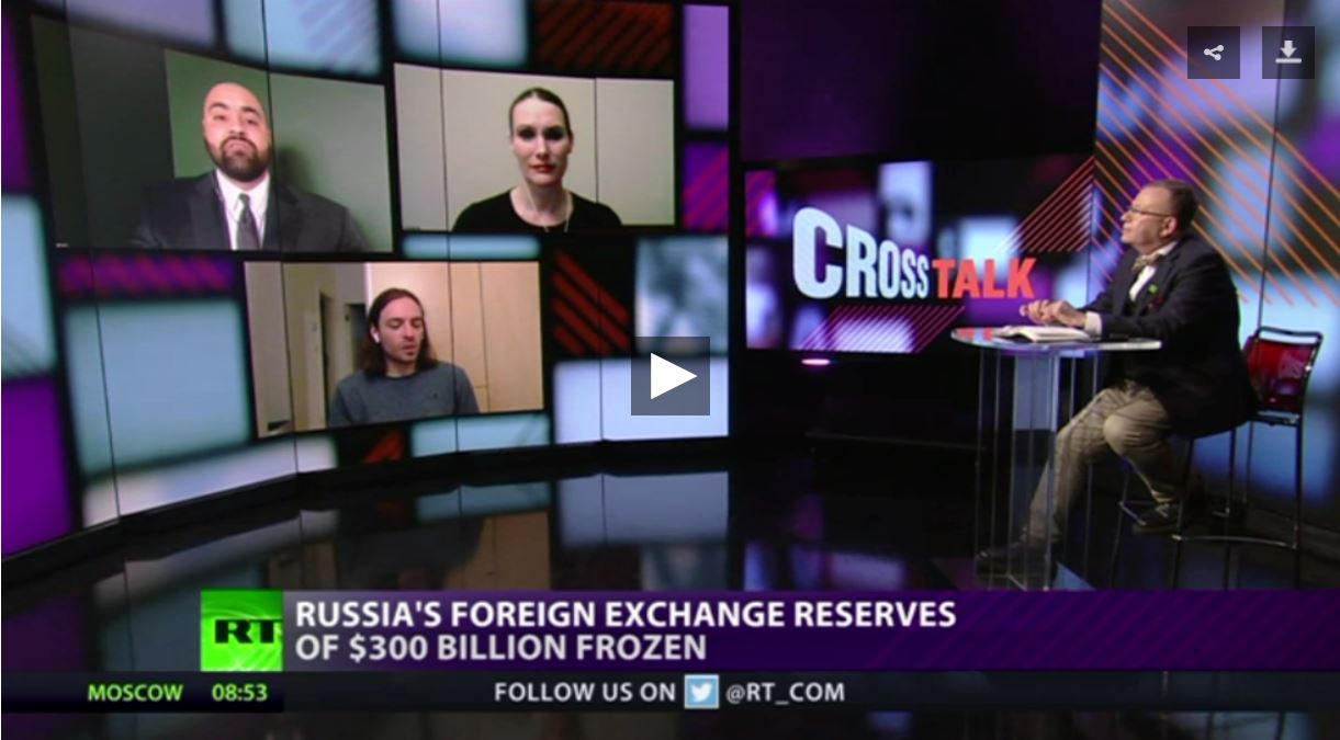 Cross Talk Rusia's foreign exchange