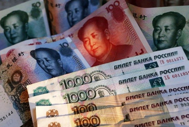 Ruble-yuan trade soars over 1,000%