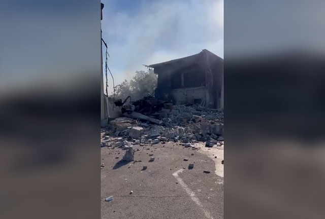 VIDEO shows aftermath of Novaya Kakhovka shelling by Ukraine
