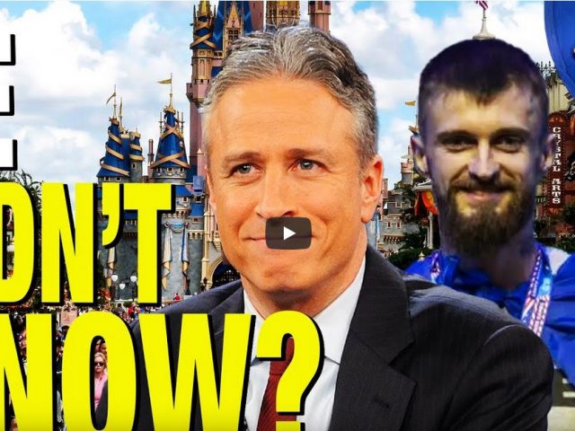 Jon Stewart Presents Medal To Ukrainian Nazi At Disney World