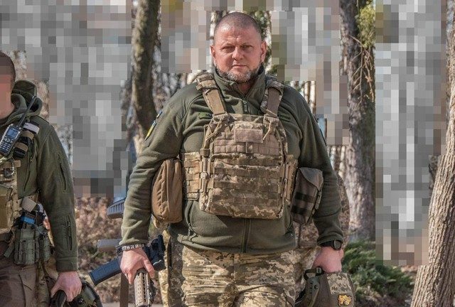 Ukrainian army’s commander-in-chief poses with swastika bracelet