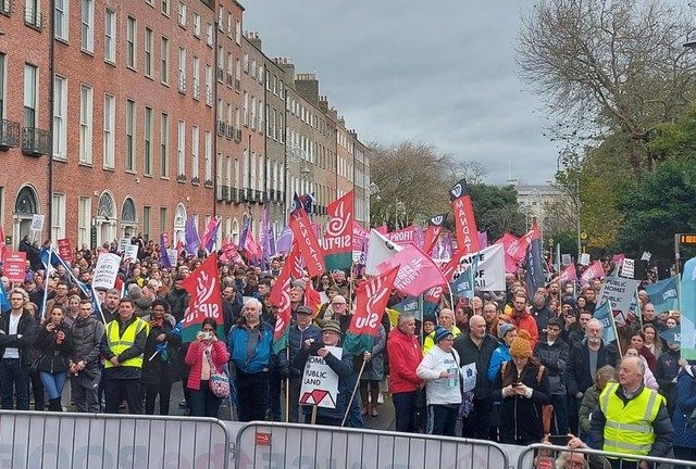 Thousands rally over Irish housing crisis