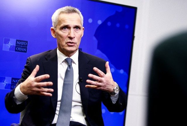 NATO chief suggests ‘weapons for peace’ in Ukraine