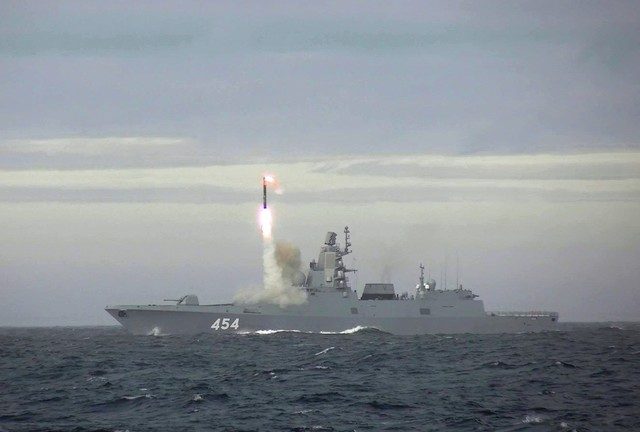 First ship armed with Russian hypersonic missiles enters combat duty