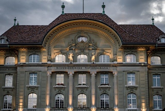 Swiss central bank reports massive loss