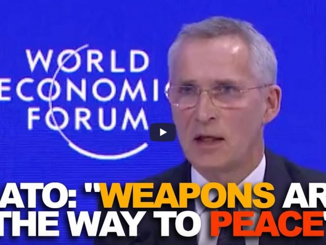 NATO chief: “Weapons are the way to peace”