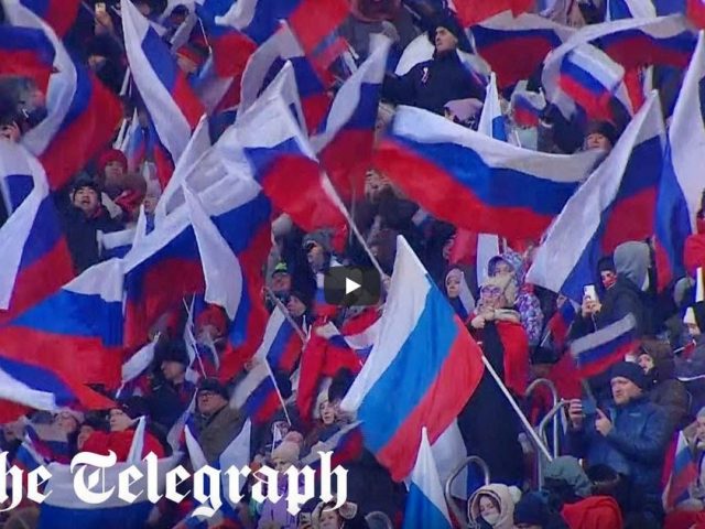 Watch live: Vladimir Putin joins Russian celebrations ahead of Defender of the Fatherland Day