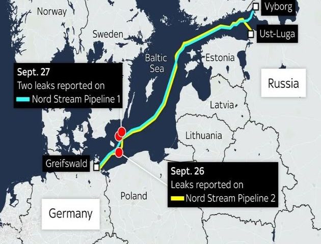 Is the U.S. Biden Administration Behind the Blowing Up of the Nord Stream 1 and 2 Pipelines Between Russia and Western Europe?