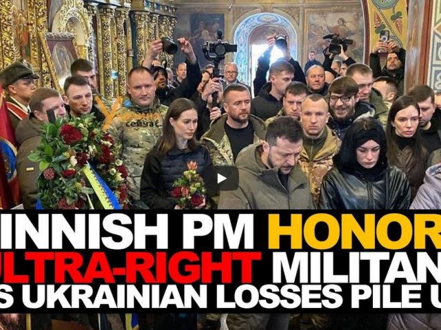 Finnish PM honors ultra-right Ukrainian militant