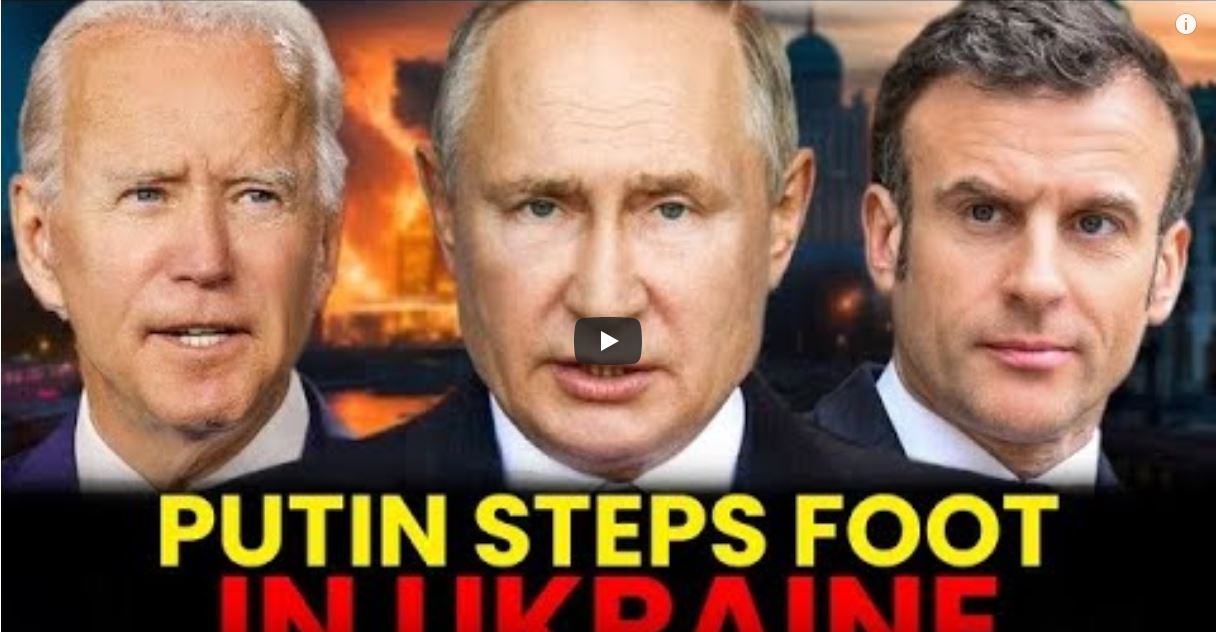 Putin steps foot in Ukraine