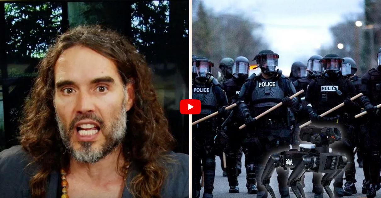Russel Brand robot police