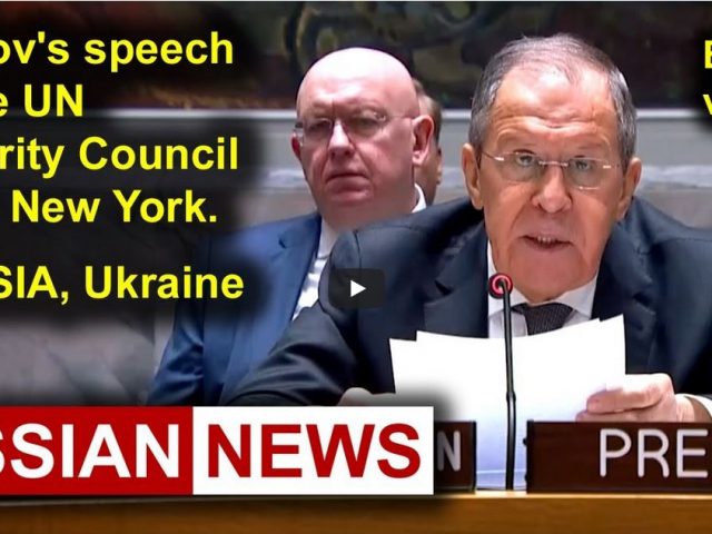 Lavrov’s speech at the United Nations Security Council | Russia, Ukraine, United States, NATO