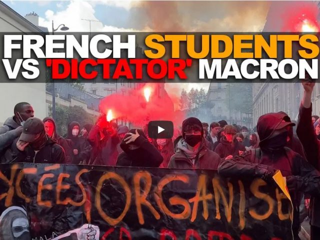 French high schoolers vs. ‘dictator’ Macron