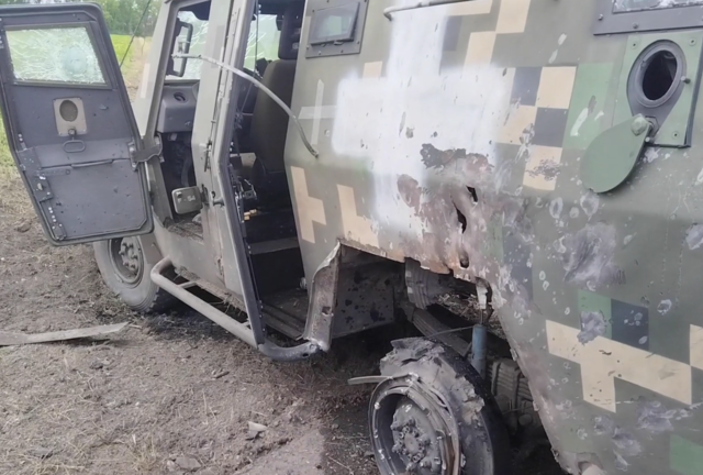 Russian troops destroy Western-supplied vehicles in Belgorod Region (VIDEO)