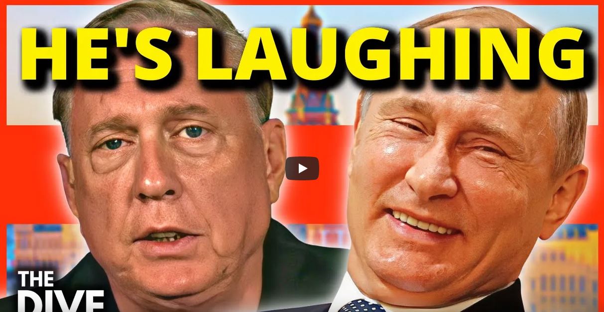 The dive Putin laughting