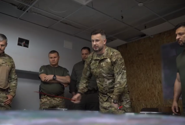 Zelensky visits Ukrainian Neo-Nazi leader (VIDEO)