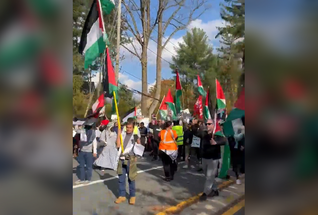 Gaza war protesters march on Biden’s home (VIDEOS)