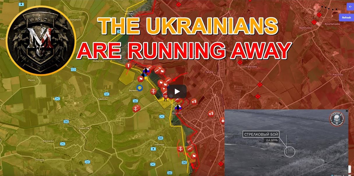 MS the Ukrainians are running away