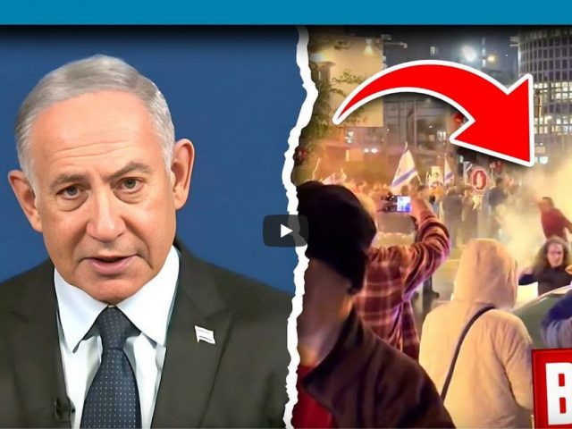 Bibi FREAKS At Critical Interview As COPS CRUSH Tel Aviv Protests