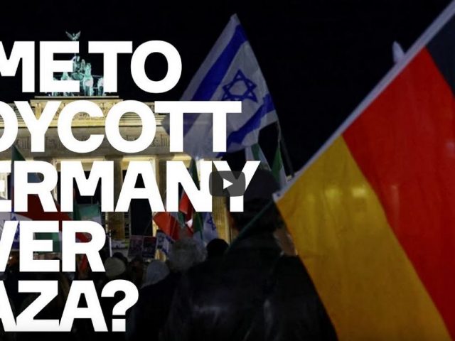 Time To BOYCOTT Germany Over Gaza?