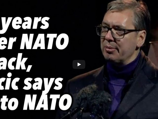 25 years after NATO attack, Vucic says no to NATO