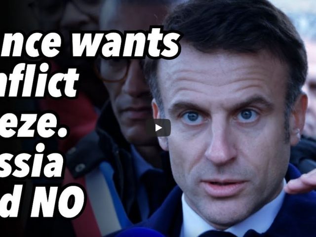 France wants conflict freeze. Russia said NO