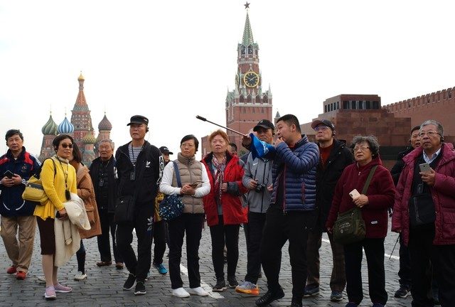 Chinese tourism to Russia surging