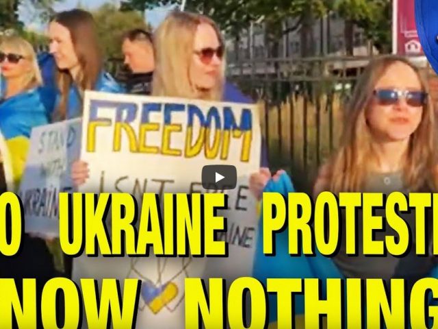 Pro-Ukraine Protesters Easily Stumped With Questions About War