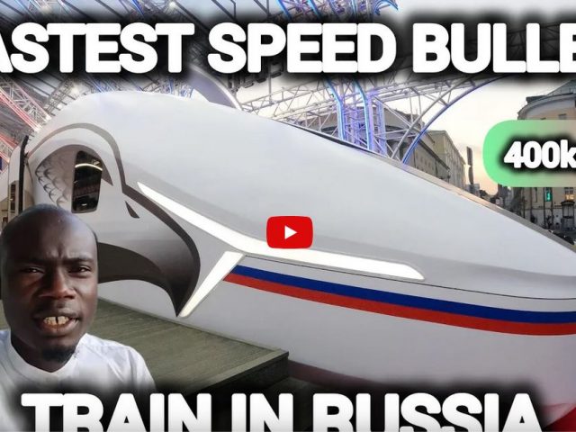 Russia unveils it’s fastest speed bullet 🚅 train with a speed of 400km/h