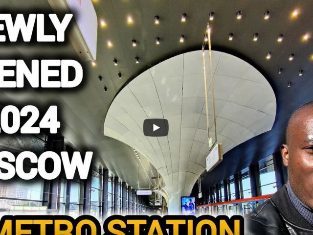 Exploring Newly Opened 2024 Moscow’s Futuristic Metro Station in Russia 🇷🇺|New Moscow metro 2024