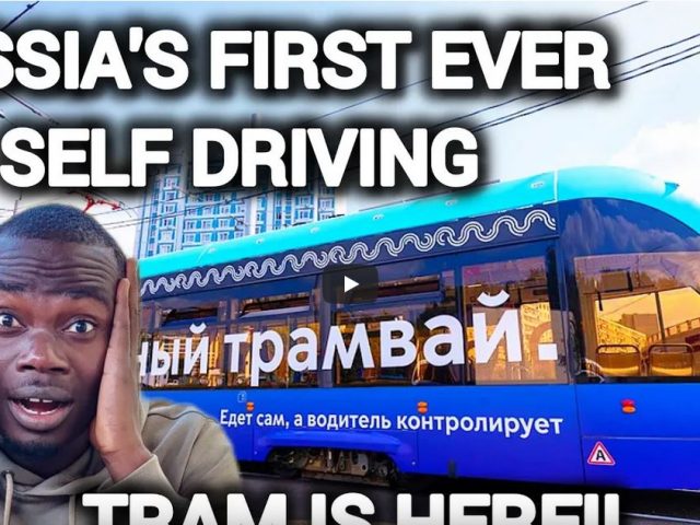 Russia unveils it’s first ever self driving tram|Th future of public transport in Russia 🇷🇺