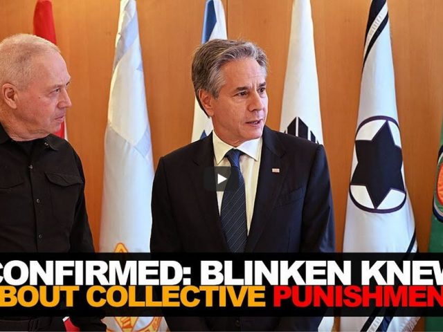 Tony Blinken knew Israel was blocking US aid to Gaza